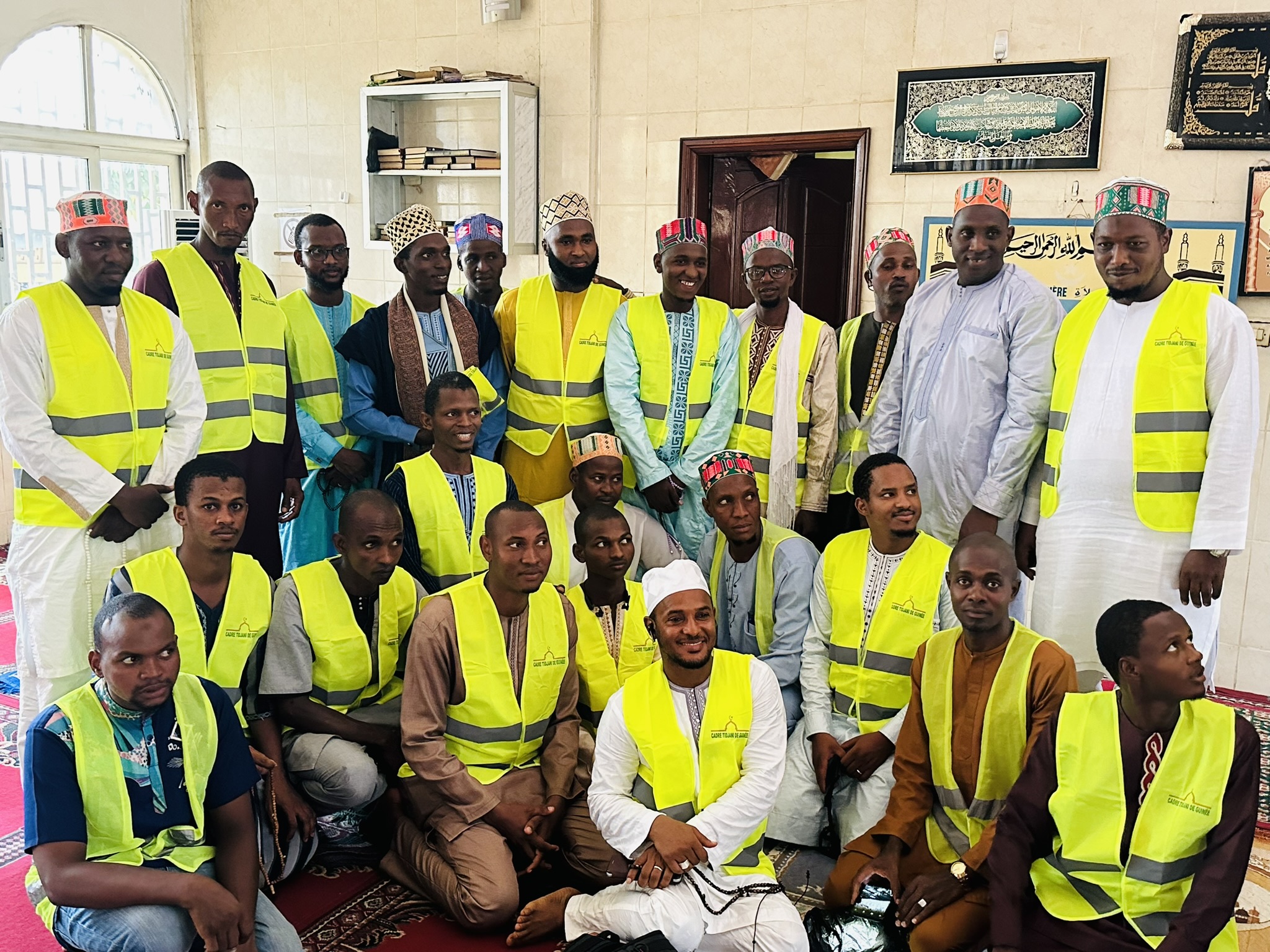 image lors de la wazifa nationale a la mosquée de Bambeto